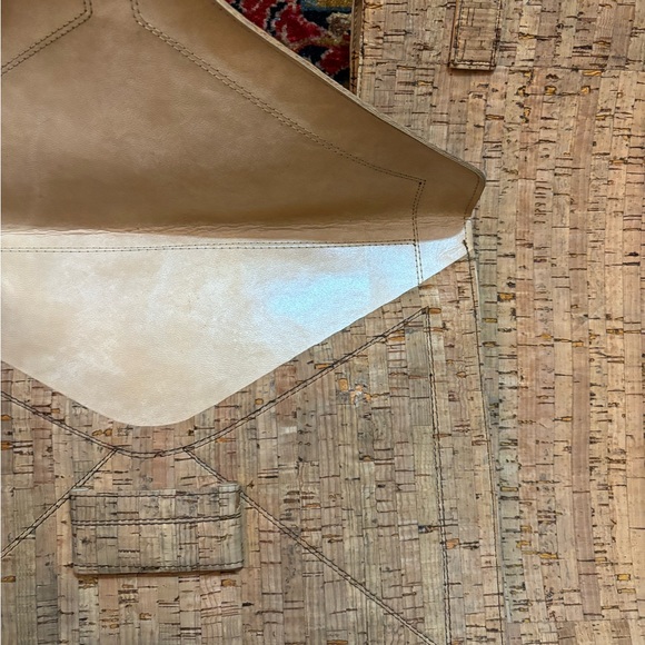 1970s Vintage Cork Tote and Clutch, Made in Spain, Pankin International - Picture 6 of 6